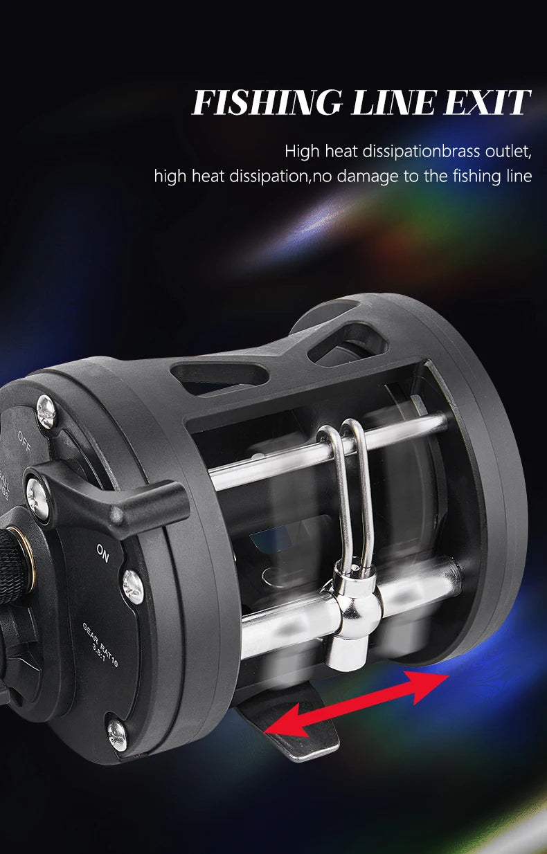 Billings Trolling Drum Reel – 33lb Max Drag