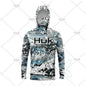 HUK Fishing Hoodie Shirt – UV Protection, Long Sleeve, Neck Gaiter, Anti-Mosquito