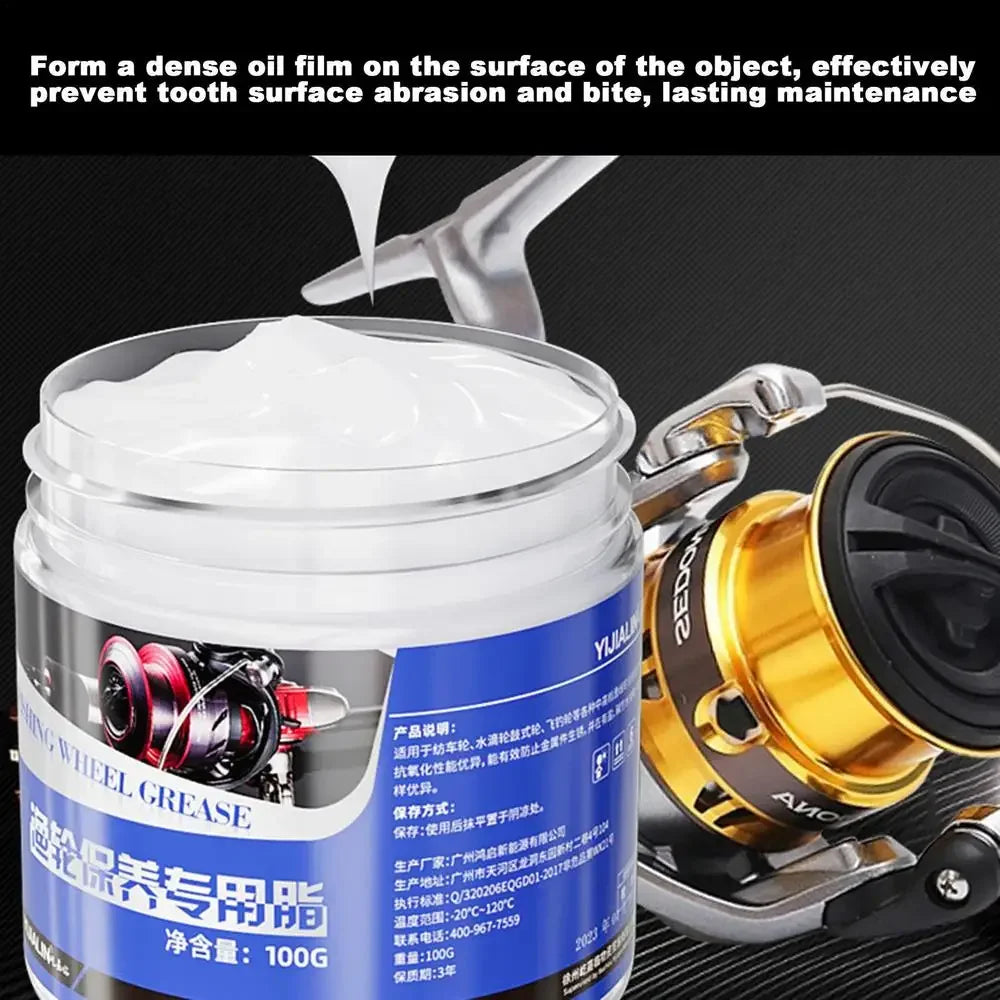 Fishing Reel Grease & Lubricant Oil 100g – Rust Prevention, Bearing Care