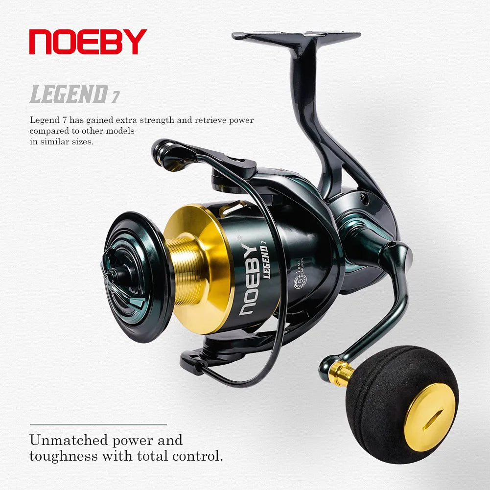 NOEBY Legend Spinning Fishing Reel – 18–25kg Max Drag