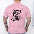 Men's Fishing Heartbeat Graphic T-Shirt