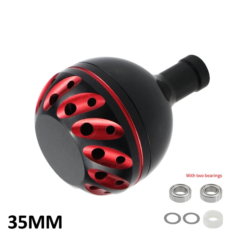 EKfan Aluminum Fishing Reel Handle Knob – 30/35/38mm, 4MM Shaft