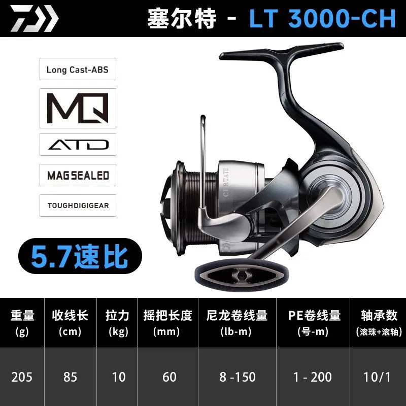 Maris Lure Daiwa Certate 2024 Spinning Reel – 12+1BB | 12KG | AIRDRIVE DESIGN | Made in Japan