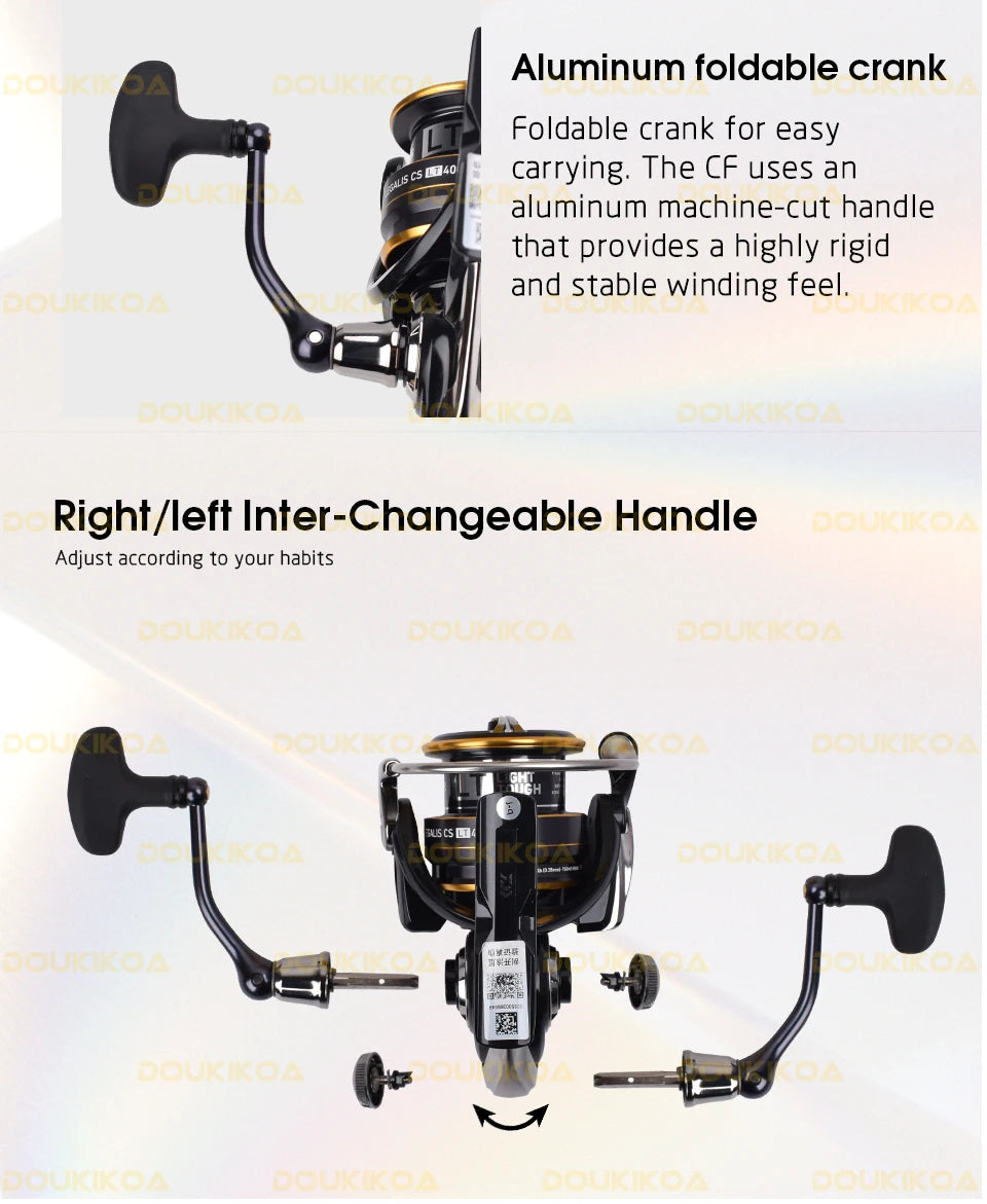 Daiwa Legalis LT Spinning Reel – 6+1BB, 5–12KG Drag, 1000–6000 Series