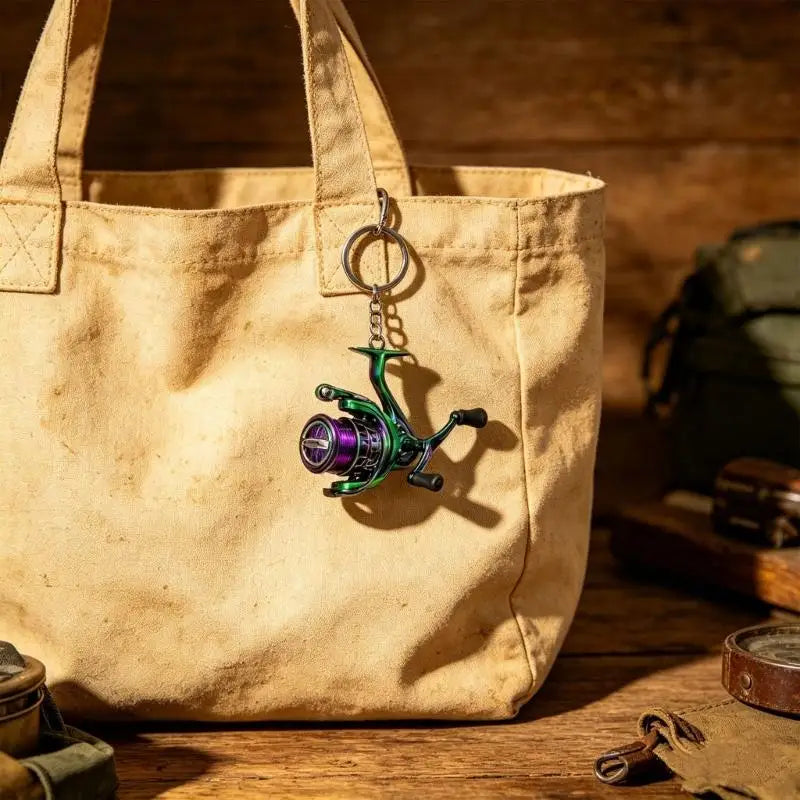 Maris Fishing Reel Keychain – Novelty Car Key & Bag Charm