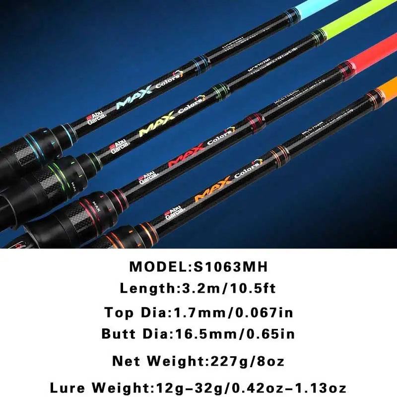 Maris Lure Abu Garcia Rainbow Lure Rod – Casting & Spinning | 4 Colors