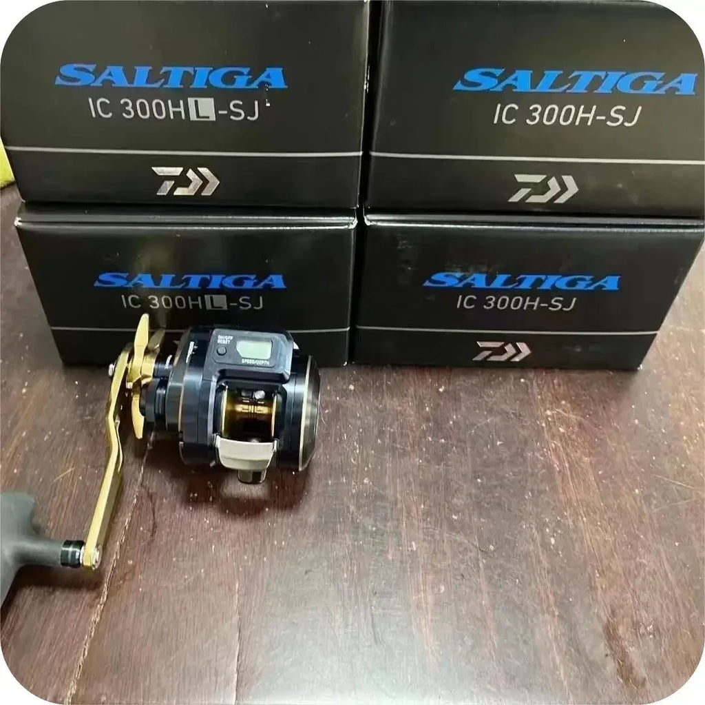 Daiwa Saltiga Electric Fishing Reel – Saltwater Baitcasting, 300/300H/300L