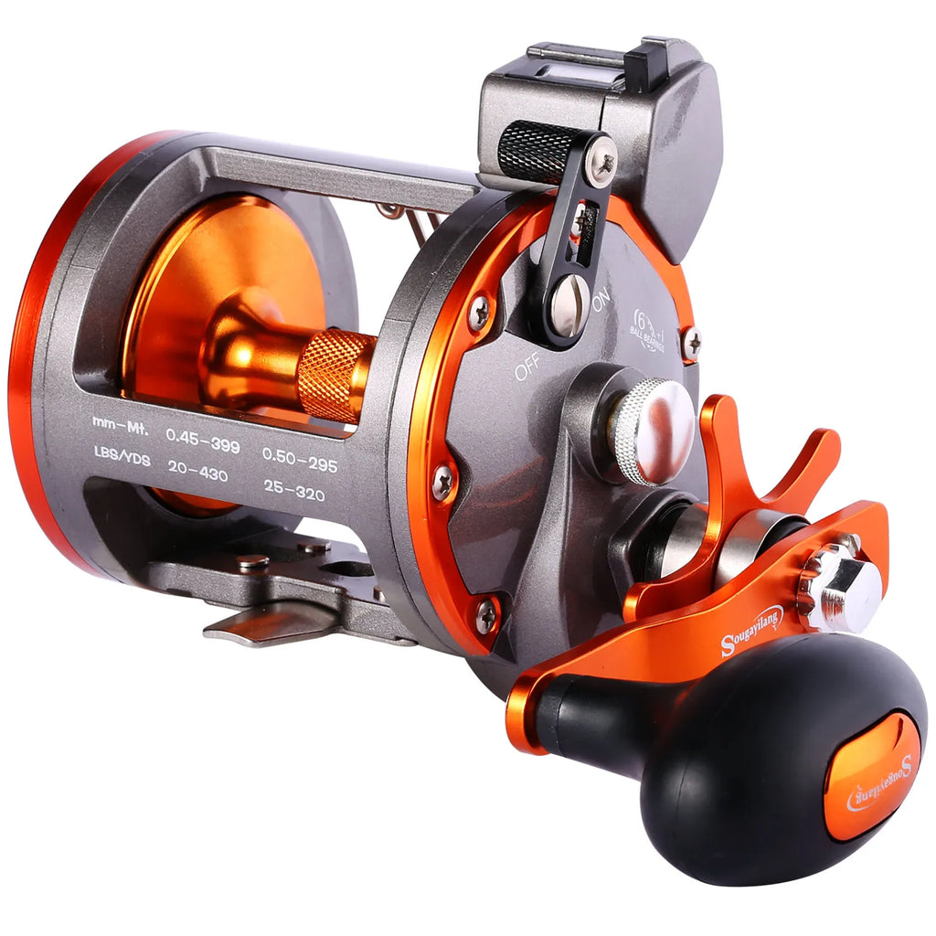 Sougayilang Trolling Reel with Line Counter