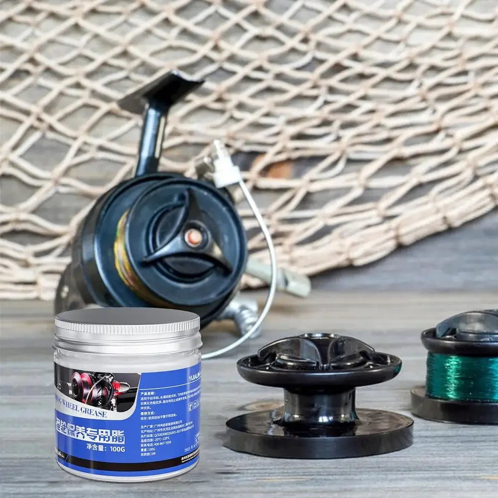 Fishing Reel Grease & Lubricant Oil 100g – Rust Prevention, Bearing Care