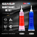 SEASIR Fishing Reel Lubricant Oil & Grease Set – 20ml x2, Bearing Maintenance