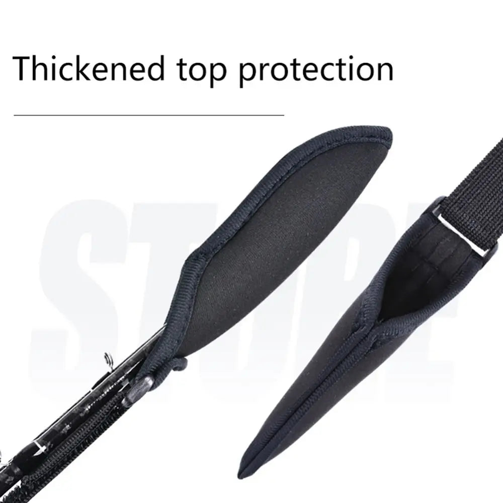 Adjustable Fishing Rod Strap – Neoprene Rod Holder Belt, Portable & Protective