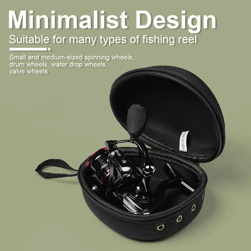 Portable EVA Fishing Reel Bag | Spinning & Baitcast Case