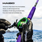 HAIBO VENOM Saltwater Baitcasting Reel – 12KG Drag, 8+1BB, 7.2:1