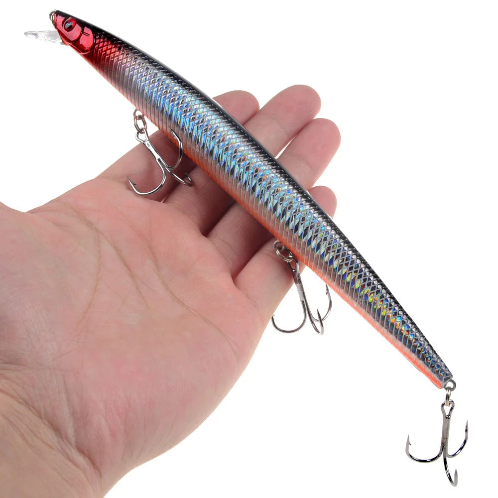 Maris Minnow Fishing Lure 18cm 24g | 25 Colors Laser Crankbait Hard Bait