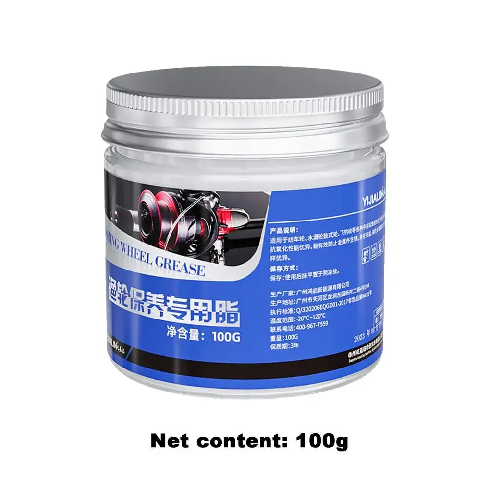 Fishing Reel Grease & Lubricant Oil 100g – Rust Prevention, Bearing Care