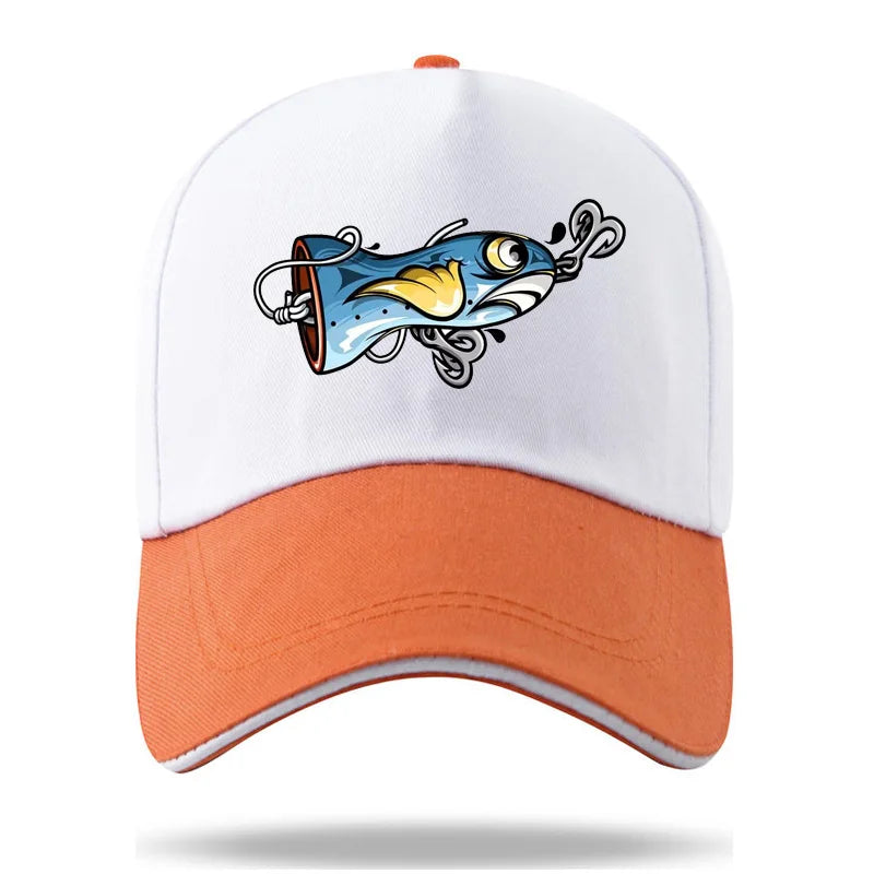 Maris Lure Fishing Lure Print Baseball Cap – Unisex Adjustable