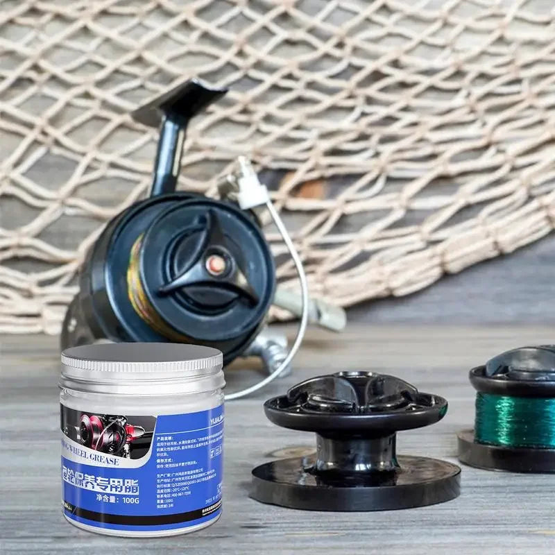 Fishing Reel Grease & Lubricant Oil 100g – Rust Prevention, Bearing Care
