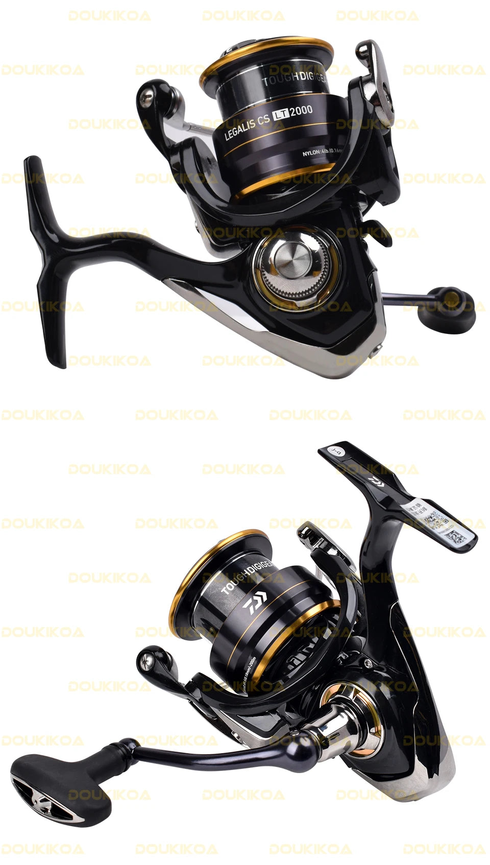Daiwa Legalis LT Spinning Reel – 6+1BB, 5–12KG Drag, 1000–6000 Series