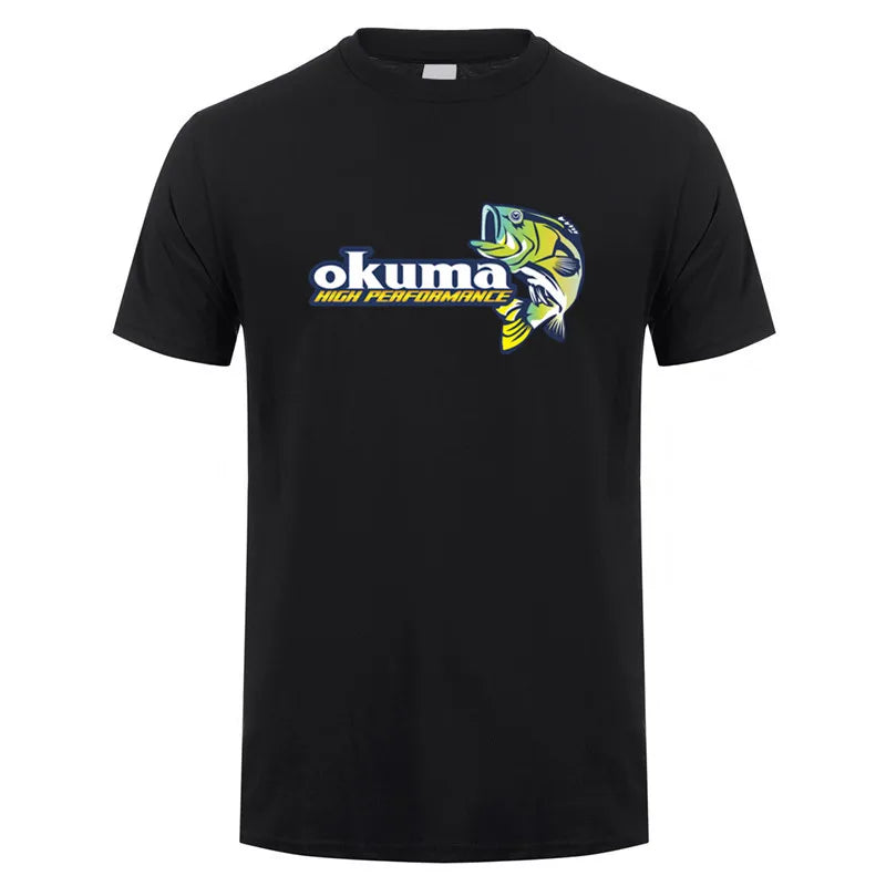 Okuma Fishing T-Shirt – Men's Cotton Short Sleeve Fisherman Tee | S–4XL