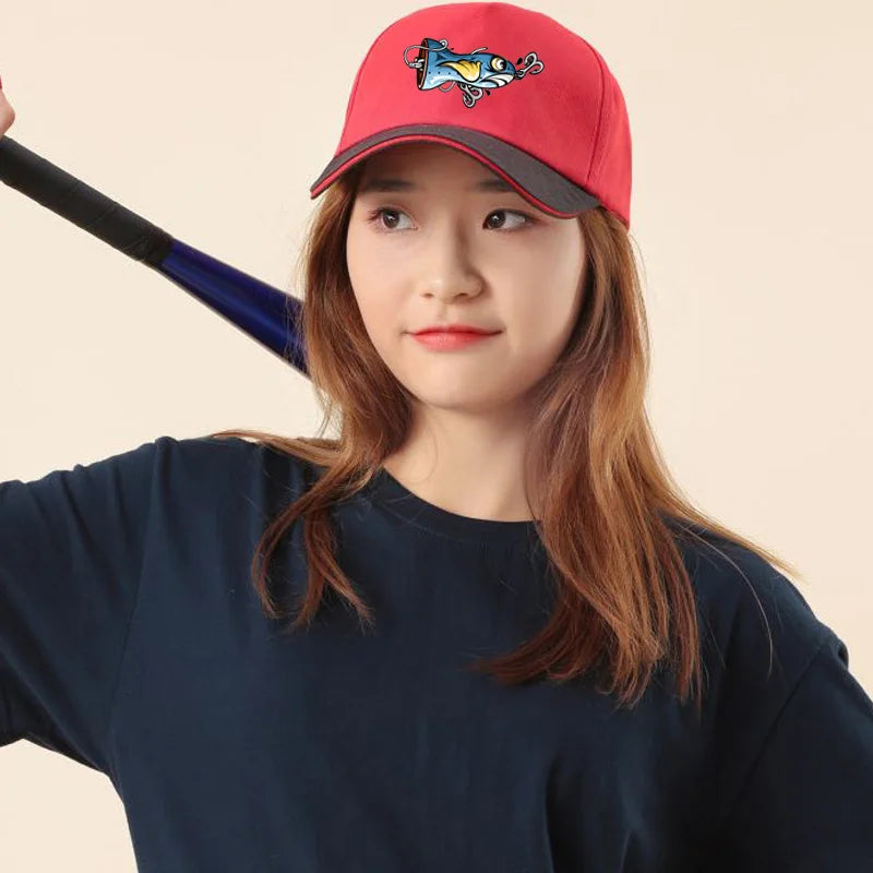 Maris Lure Fishing Lure Print Baseball Cap – Unisex Adjustable