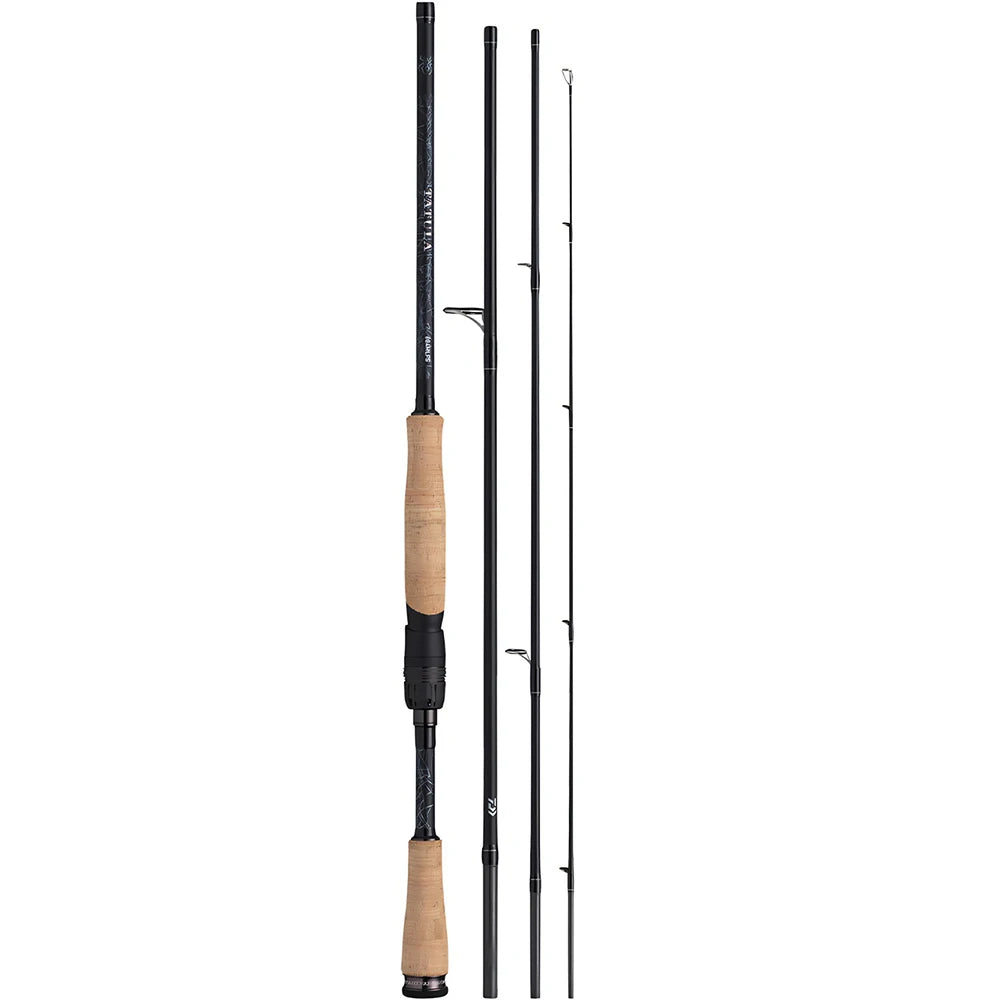 Daiwa Tatula Travel Fishing Rod – 4-Section, Spinning/Casting, Carbon Fiber
