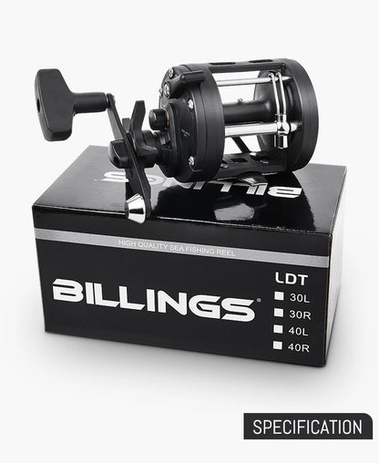 Billings Trolling Drum Reel 33lb Max Drag
