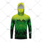 HUK Fishing Hoodie Shirt – UV Protection, Long Sleeve, Neck Gaiter, Anti-Mosquito