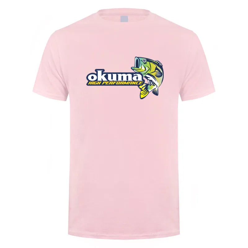 Okuma Fishing T-Shirt – Men's Cotton Short Sleeve Fisherman Tee | S–4XL