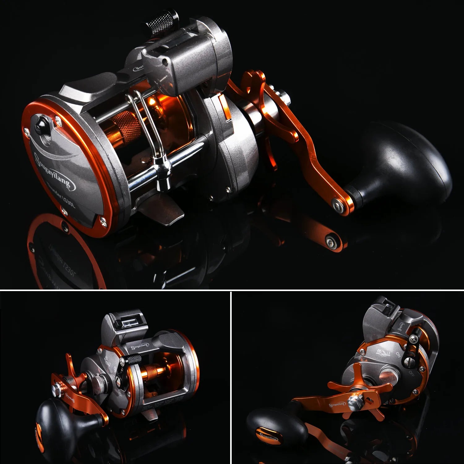 Sougayilang Trolling Reel with Line Counter