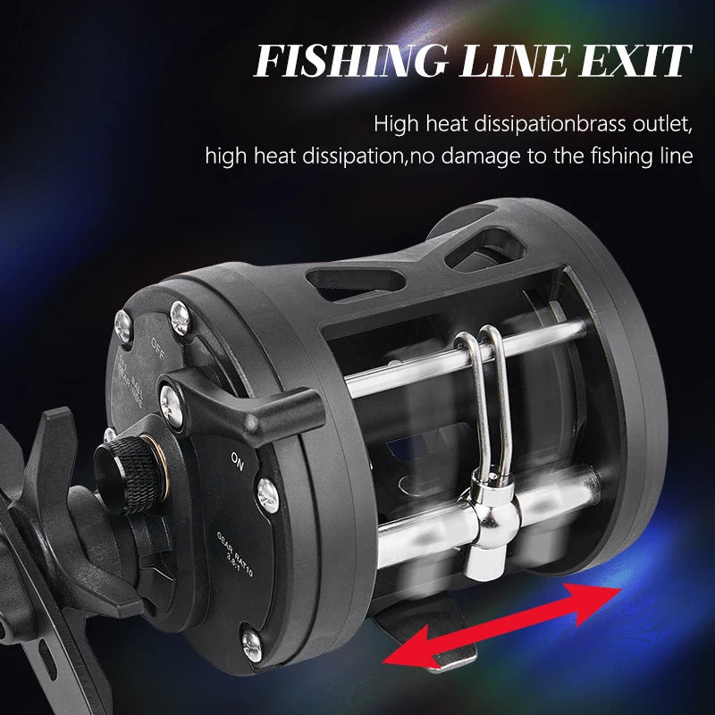 Billings Trolling Drum Reel 33lb Max Drag