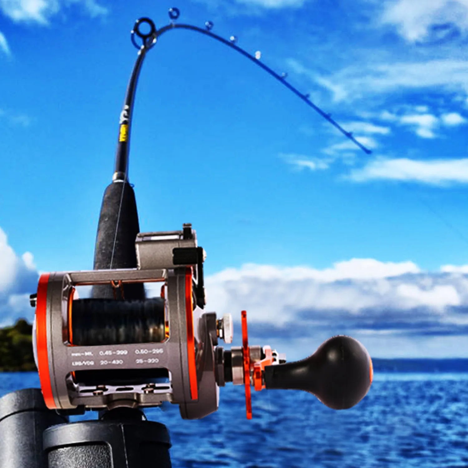 Sougayilang Trolling Reel with Line Counter