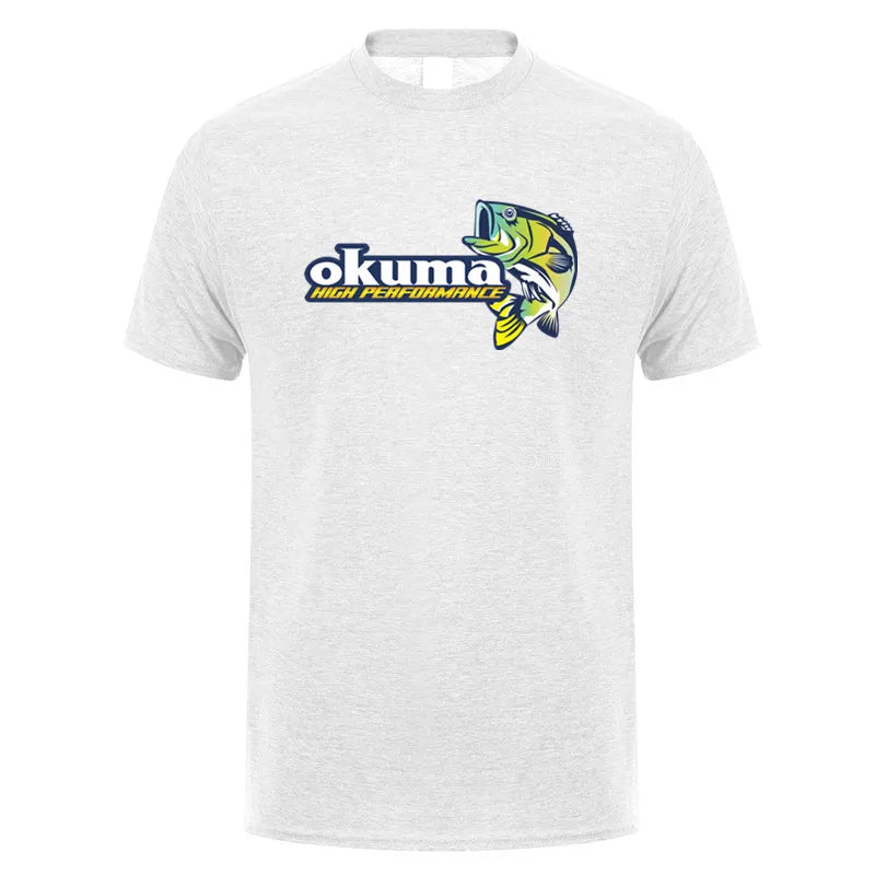 Okuma Fishing T-Shirt – Men's Cotton Short Sleeve Fisherman Tee | S–4XL
