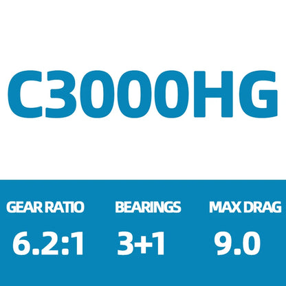 2026 SHIMANO NEXAVE Spinning Fishing Reel 3+1BB MAX DRAG 3-11KG Seawater Freshwater