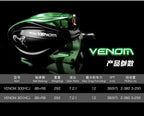 HAIBO VENOM Saltwater Baitcasting Reel – 12KG Drag, 8+1BB, 7.2:1
