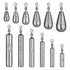 Fishing Weight Sinker 5pcs – Drop & Cylindrical, 3.5g–20g Lead Sinker