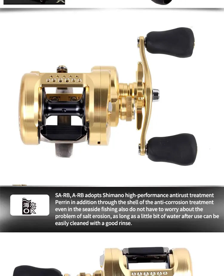 2026 CALCUTTA CONQUEST MD Saltwater Fishing Reels 300XG 300XGHL 400XG Left Right Hand Original  Fishing Reel