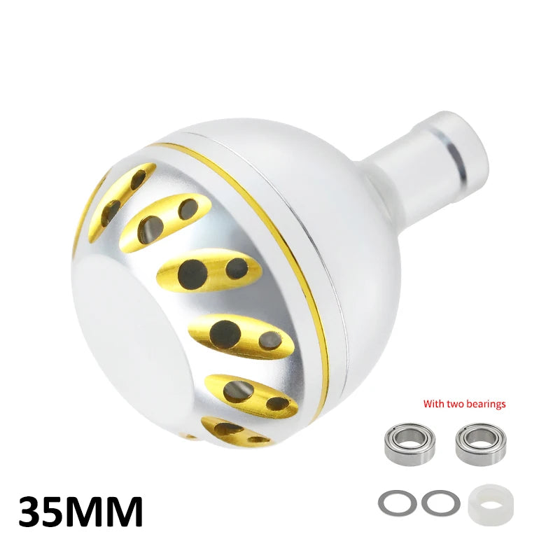 EKfan Aluminum Fishing Reel Handle Knob – 30/35/38mm, 4MM Shaft