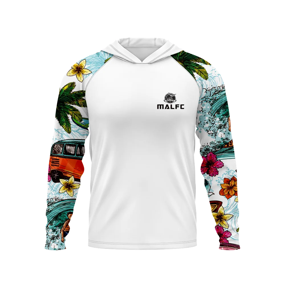 Men's UPF 50 Hooded Fishing Shirt – Long Sleeve Sun Protection