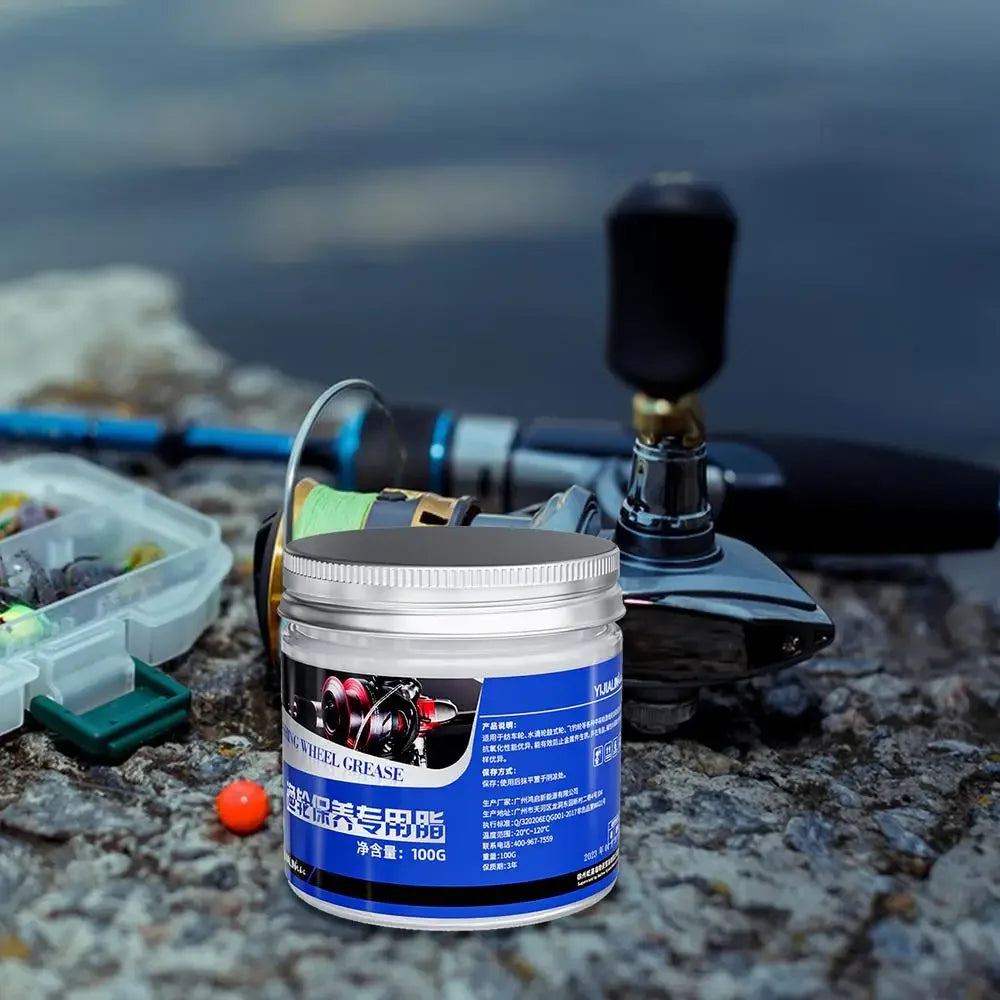 Fishing Reel Grease & Lubricant Oil 100g – Rust Prevention, Bearing Care