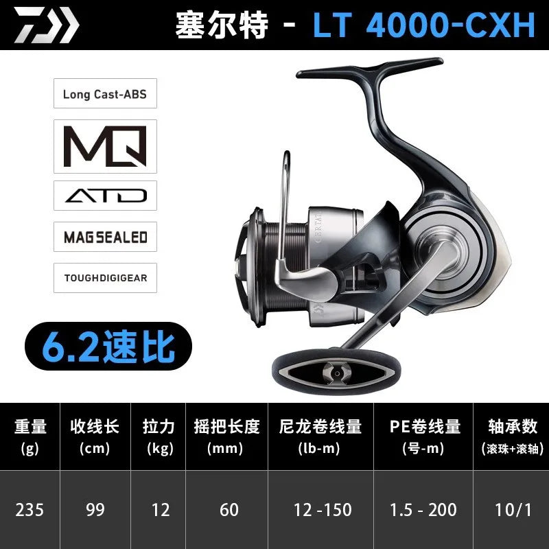 Maris Lure Daiwa Certate 2024 Spinning Reel – 12+1BB | 12KG | AIRDRIVE DESIGN | Made in Japan