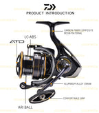 Daiwa Legalis LT Spinning Reel – 6+1BB, 5–12KG Drag, 1000–6000 Series