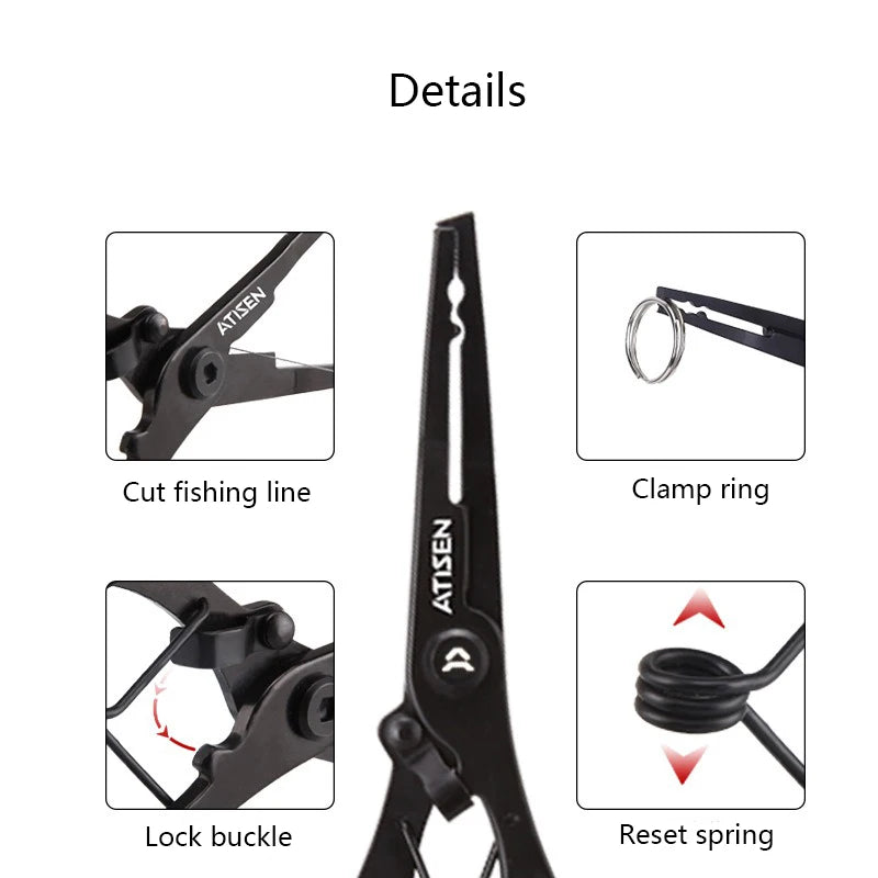 Maris Lure Fishing Pliers & Fish Grips – Multifunctional Tackle Tool