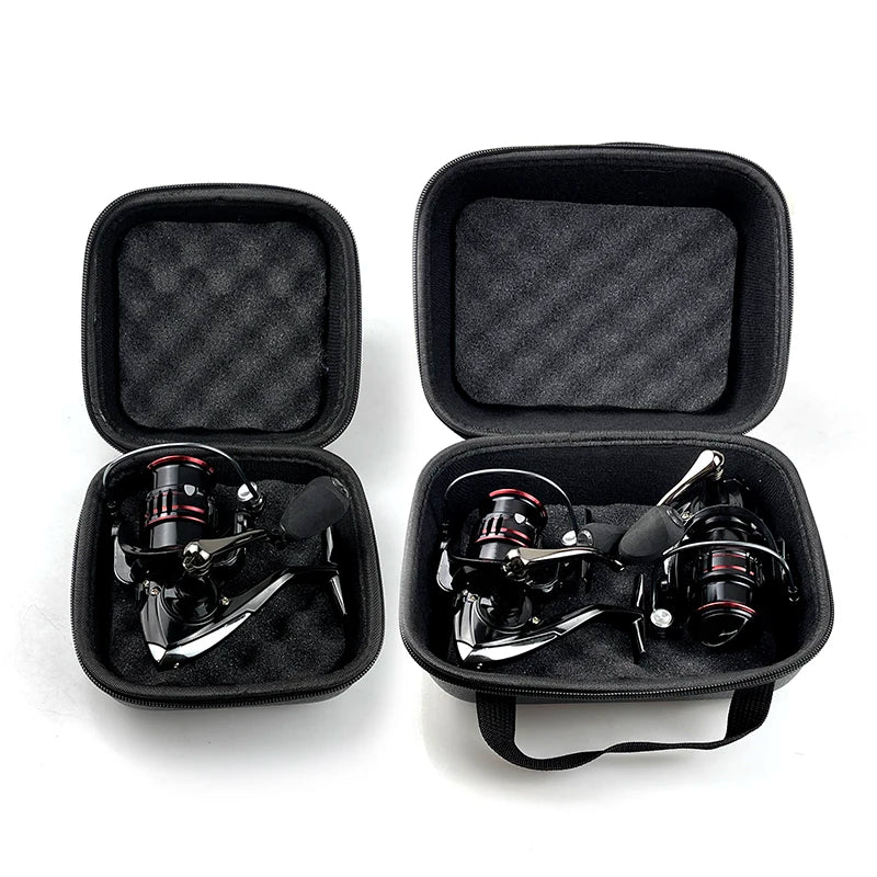 PU Fishing Reel Bag Shockproof Waterproof | S / M / L