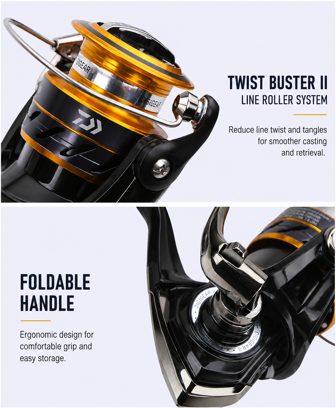 Daiwa Mission CS Spinning Fishing Reel