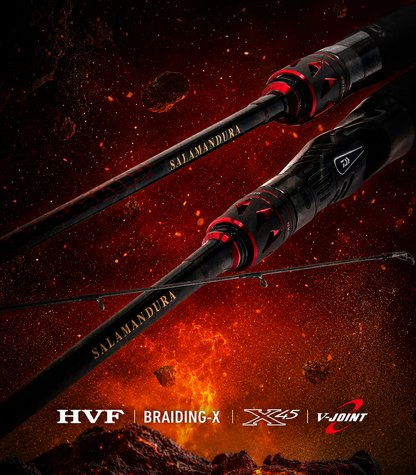 Daiwa Salamandura MX J Spinning & Casting Rod – Carbon Fiber, 2-Section