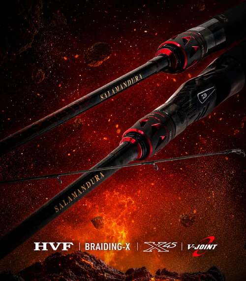Daiwa Salamandura MX J Fishing Rod – Carbon Fiber, 2-Section