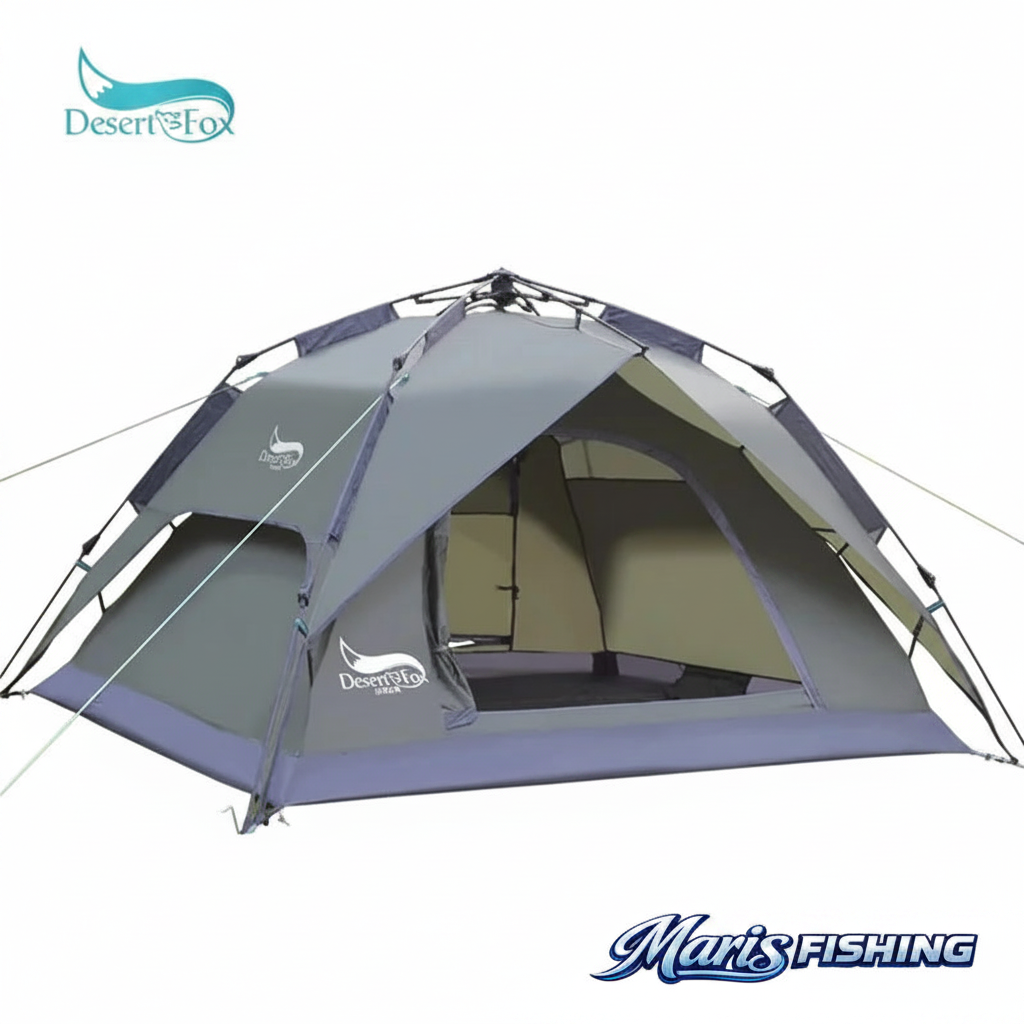 Desert&Fox Camping Tent with Maris Fishing logo