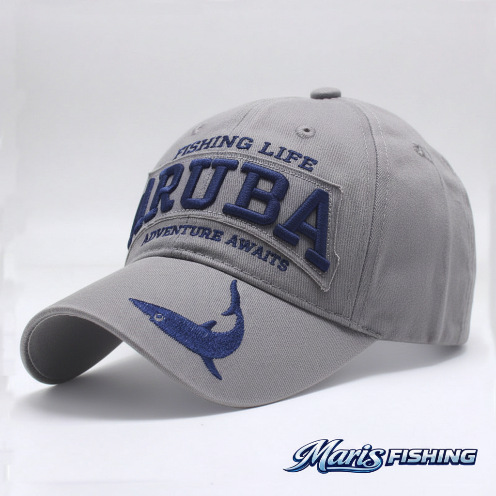 Women's Retro Grey Fishing Cap with Maris Fishing logo