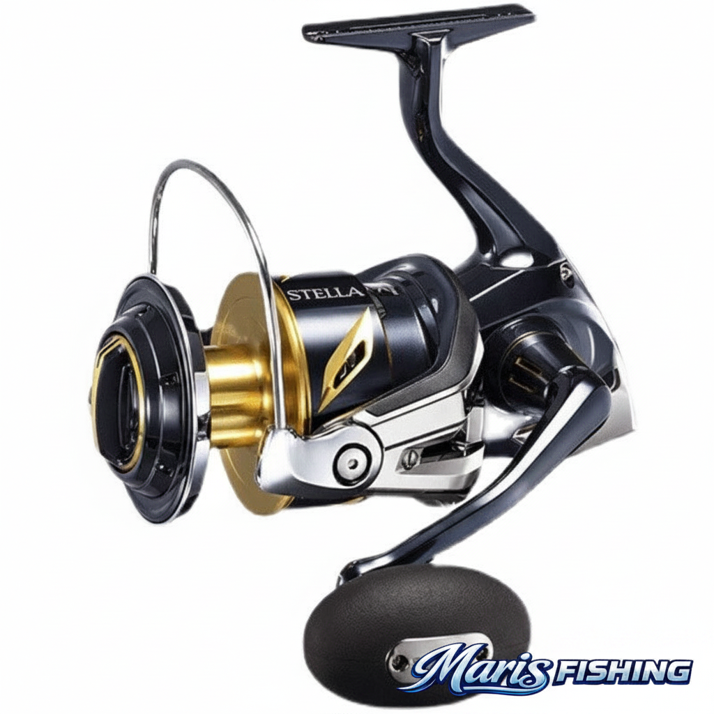 All-Metal Saltwater Spinning Reel with Maris Fishing logo