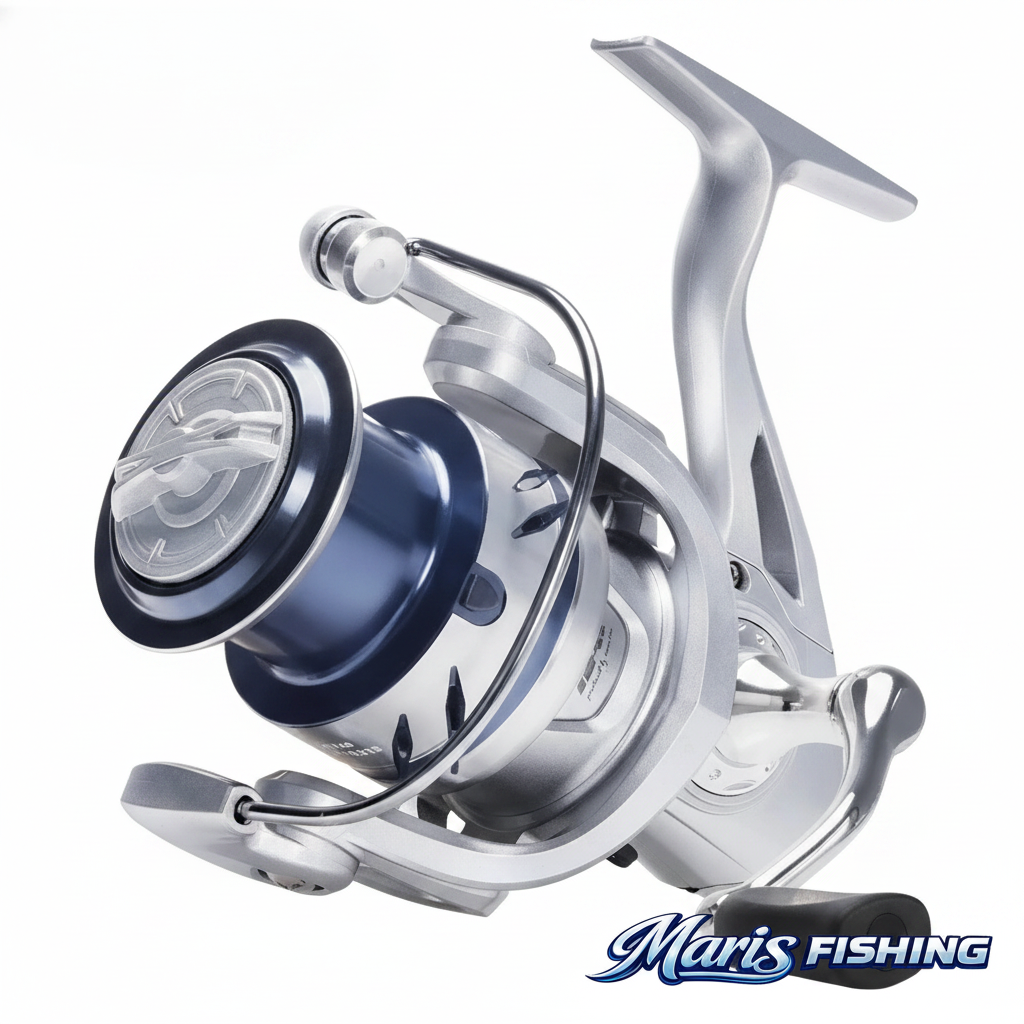 KA Gen2 Long Cast Spinning Reel with Maris Fishing logo